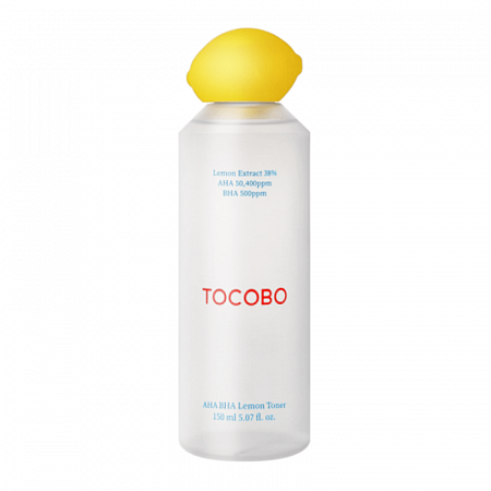 Tocobo тонер отшелушивающий с экстрактом лимона и кислотами - 150 мл